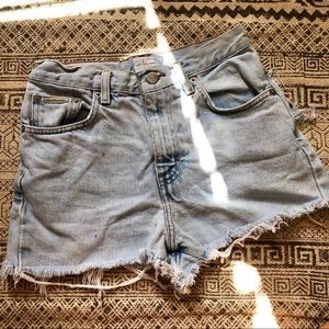 Calvin Klein vintage cut offs